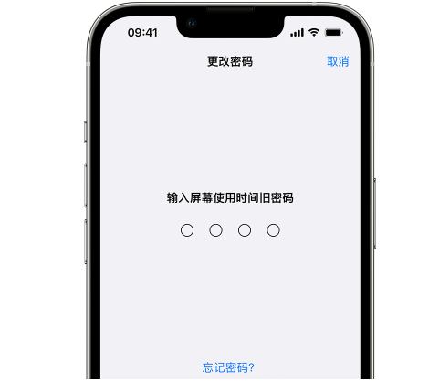 江阴iPhone屏幕维修分享iPhone屏幕使用时间密码忘记了怎么办 