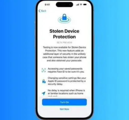 江阴苹果授权维修店分享被盗设备保护功能开启方法 