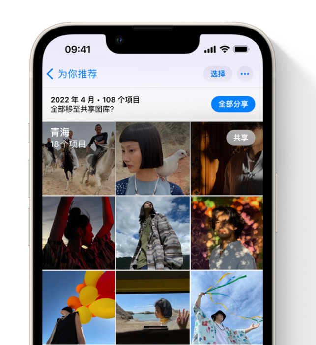 江阴苹果维修网点分享在 iPhone 上使用共享图库 