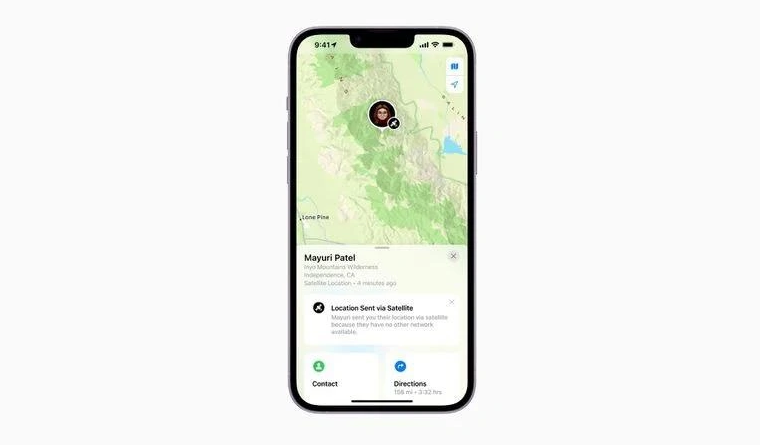 江阴苹果14维修分享iPhone14系列中 FindMy功能通过卫星分享位置方法教程 